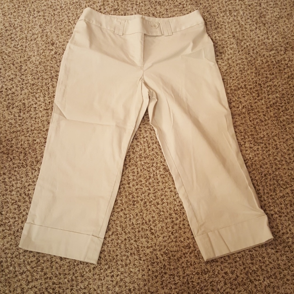 Loft khaki capris